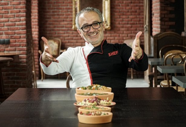 Levan Dumbowski, szef kuchni i właściciel gruzińskiej restauracji Leo's Marani. Zdjęcie: materiały prasowe.
